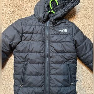 KIDS The North Face Reversible Black Winter Coat XS